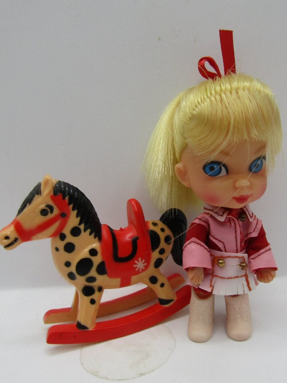 Mattel Vintage Liddle Kiddle Calamity Jiddle Doll With Horse - Picture 2 of 9